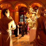 elegant stillman living statues at a private indoor event with nice lighting